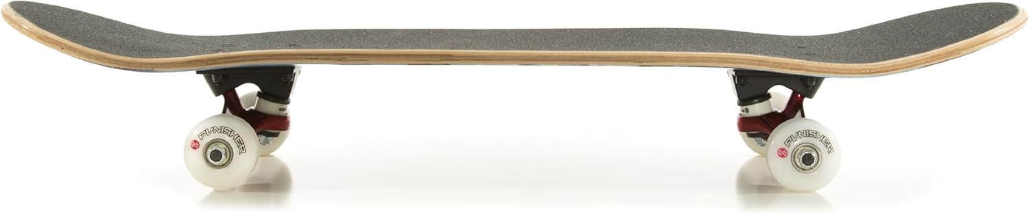 Punisher – Patineta completa para niños con rodamientos ABEC-7 de arce canadiense ABEC-7 de 31.5 x 7.75 pulgadas