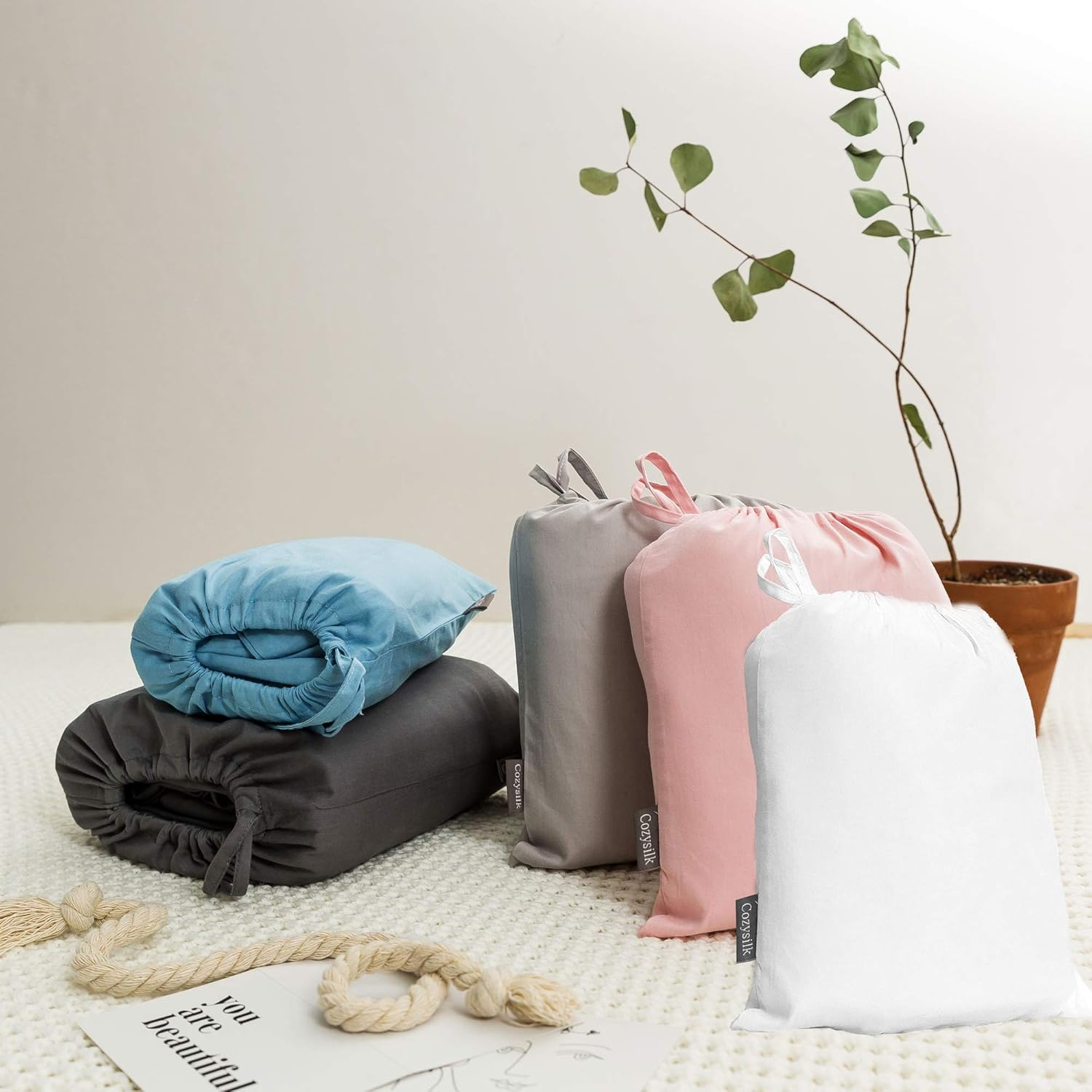 Brand – GANNAFEE Cotton Sleeping Bag Liner with Zipper – 100% Cotton Travel Sheet Sleep Sack Adult – Travel Sleeping Bag for Hotels Camping Hiking