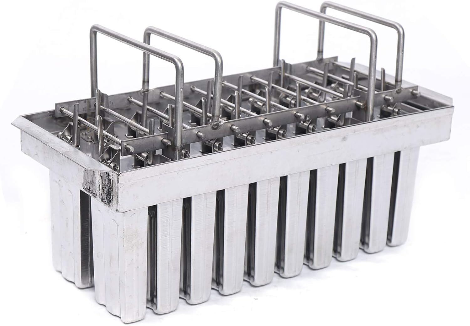 20 moldes para paletas de acero inoxidable, paquetes de moldes de acero inoxidable, moldes para paletas de helado, moldes para paletas de paletas de