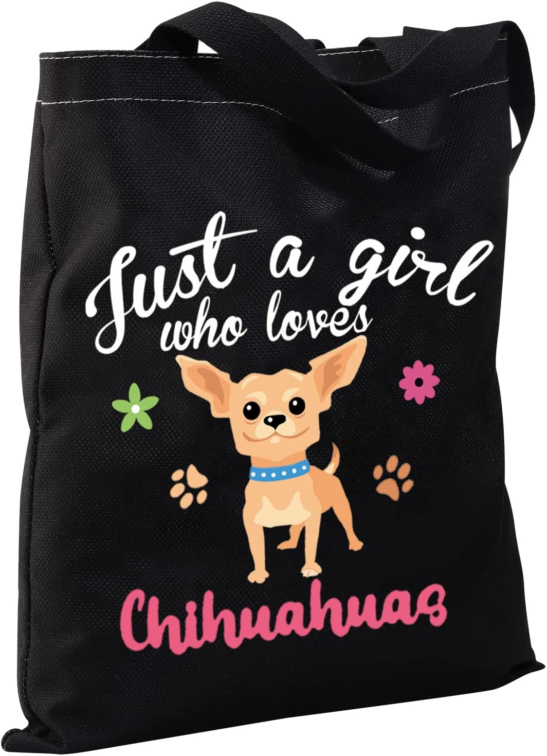 CMNIM Chihuahua Gifts – Bolsa de lona reutilizable para amantes de los chihuahuas, regalos para amantes de los chihuahuas