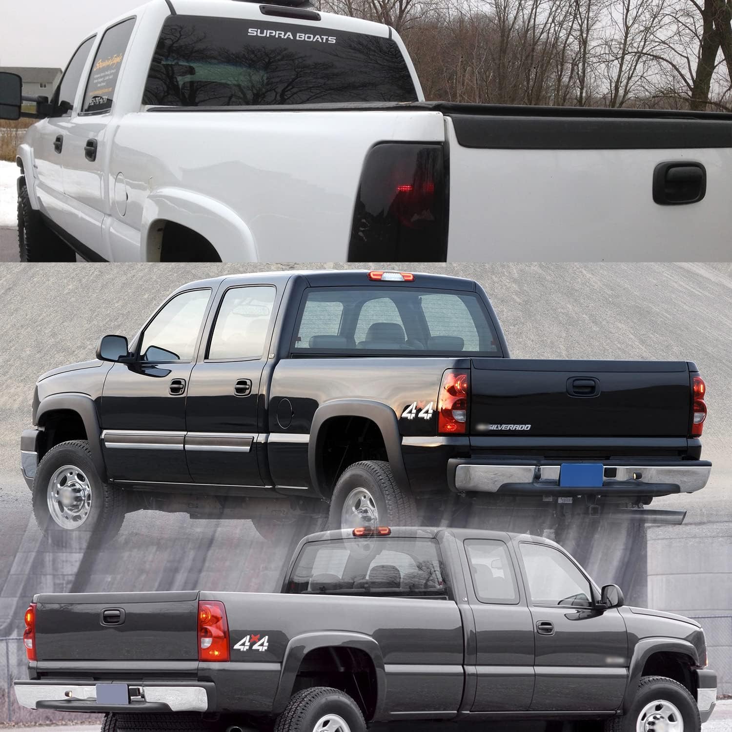 Tercera luz de freno LED de repuesto para Chevy Silverado GMC Sierra 1500 2500 1999-2006 Pickup Trucks Red LED 3rd Brake Center Lámpara de parada de