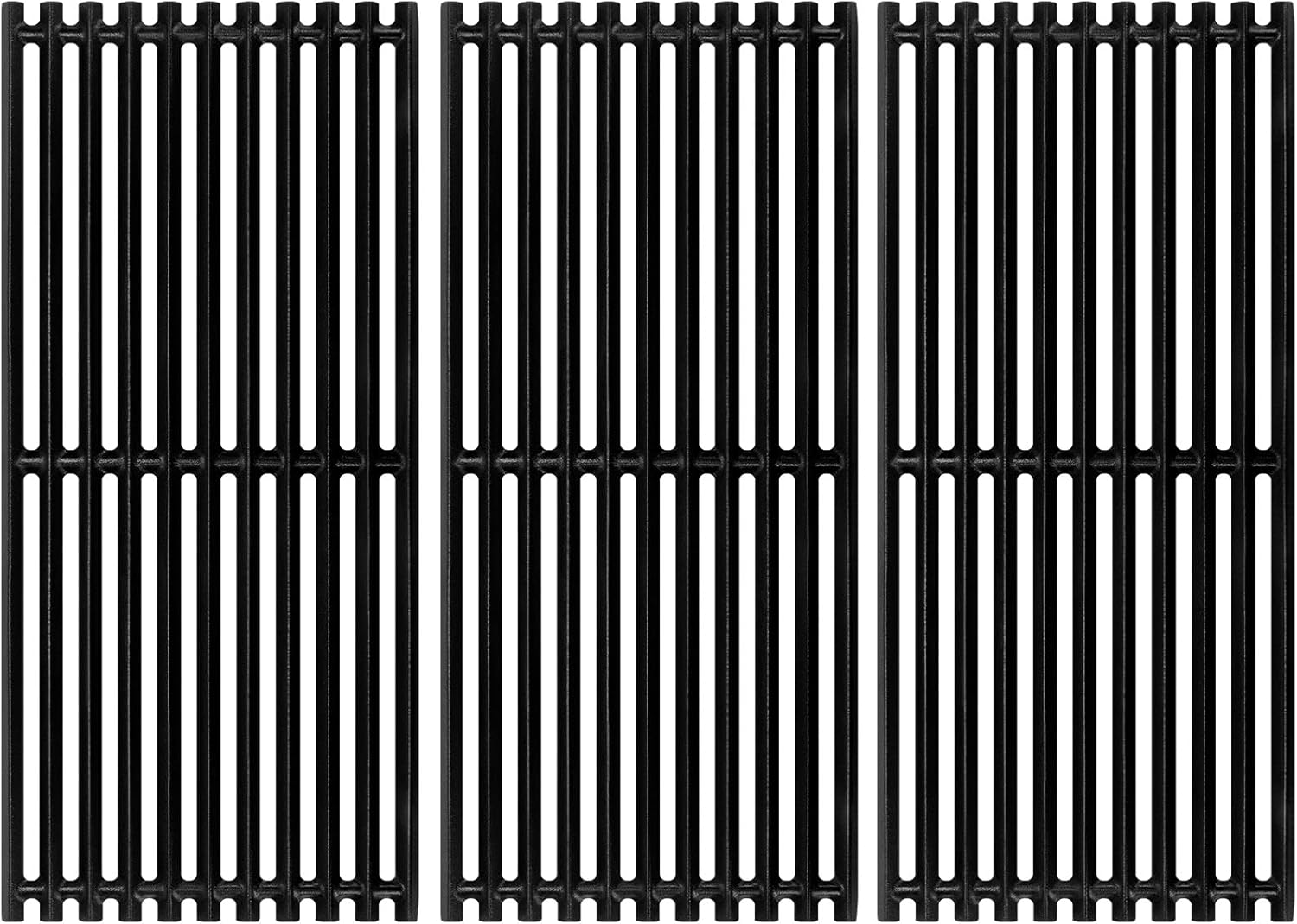 GasSaf Rejillas de hierro fundido de 17 “para parrillas de 3 quemadores infrarrojos Charbroil G466-0025-W1A 463242515 463242516 463243016 463346017