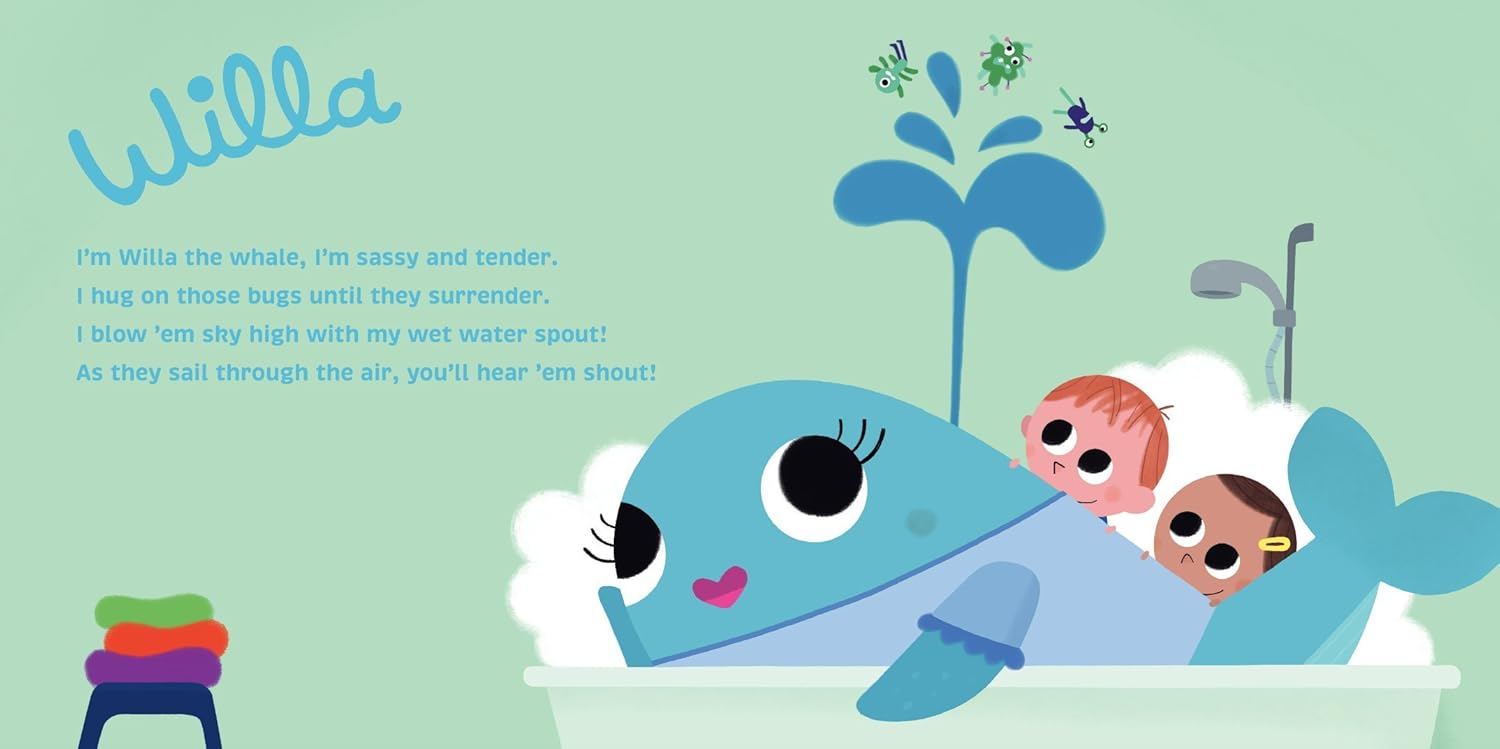 The Brushies Willa The Whale – Cepillo de dientes para niños pequeños, artículo dental, cuidado de dientes y encías juveniles, edades de 4 semanas a