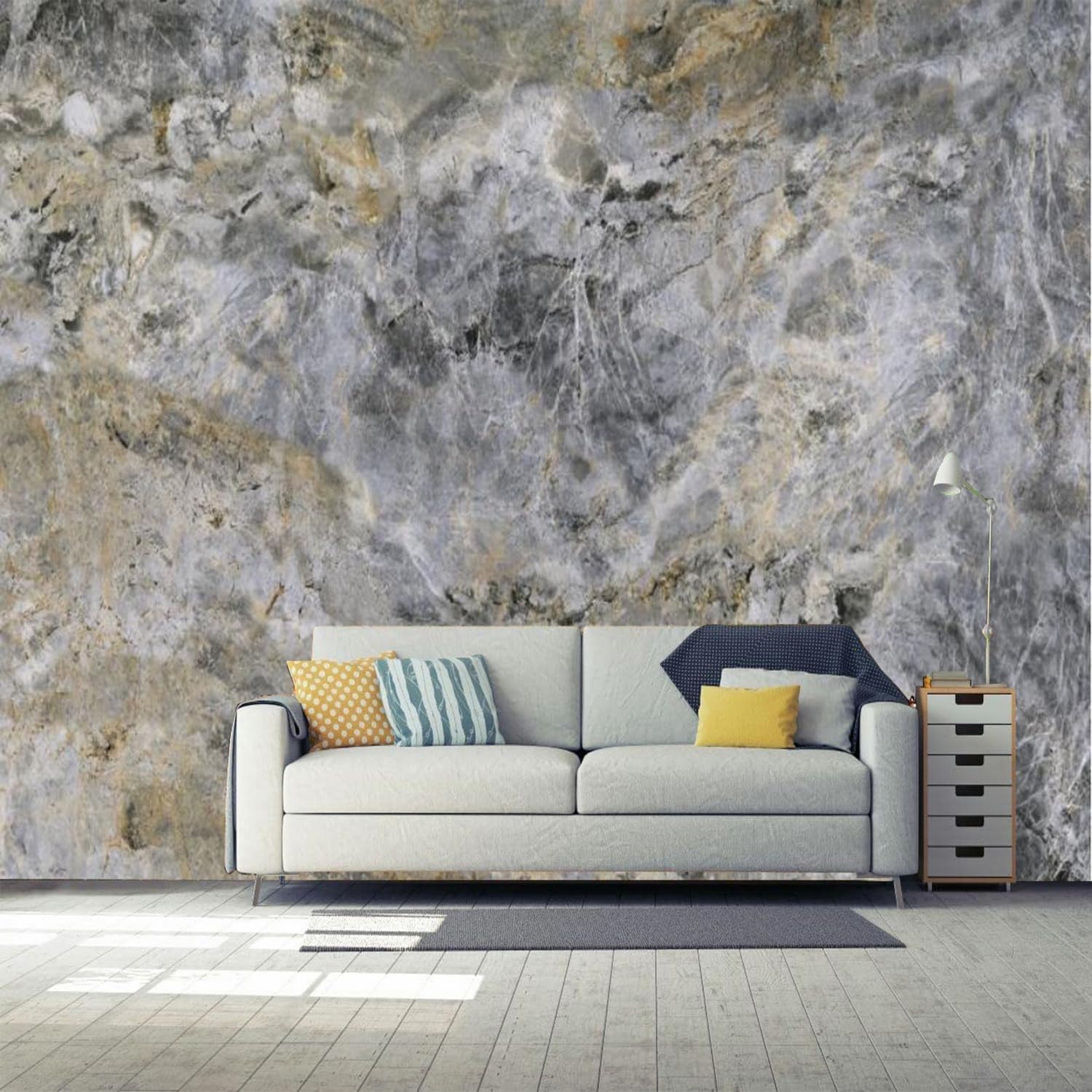 Póster de pared autoadhesivo personalizado, pintura abstracta, papel tapiz 3D, decoración de pared para sala de estar, dormitorio, calcomanías de