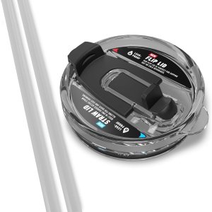 Hydrapeak Tapa de repuesto para vaso Roadster de 40 onzas con asa con 2 popotes adicionales (negro) Hydrapeak Tapa de repuesto para vaso Roadster de 40 onzas con asa con 2 popotes adicionales (negro)