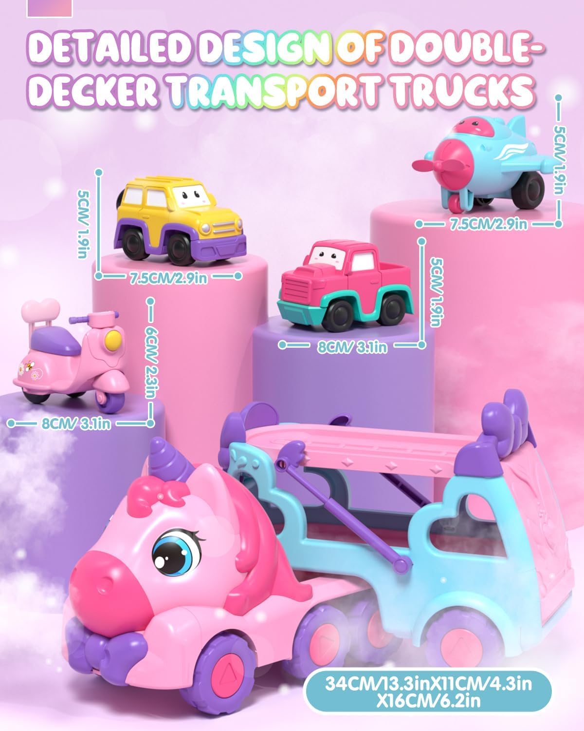 Lehoo Castle Juguetes para niñas pequeñas, juguetes para niñas de 2 años con luces y música, juguetes para niños pequeños de 2 a 3, juguetes de