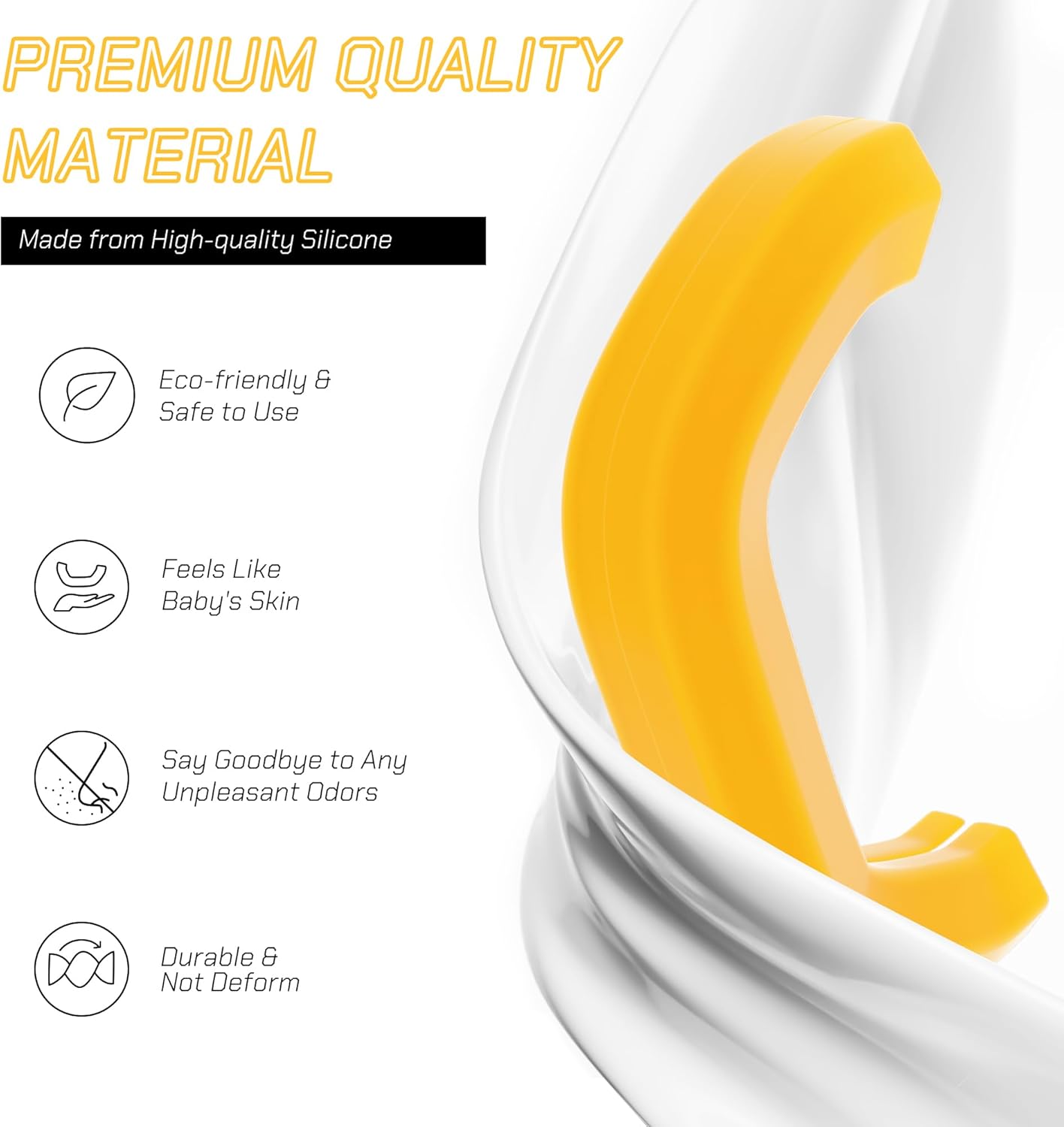 Paquete de 2 cubiertas para ganchos de remolque compatibles con accesorios Rivian R1TR1S (amarillo)