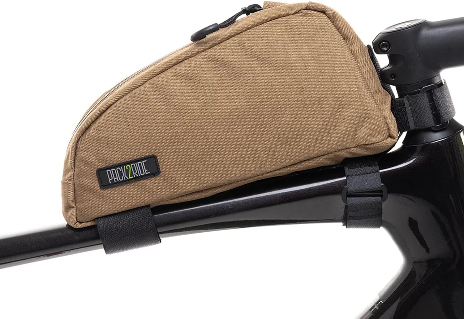 Onedrop Bolsa para cuadro de bicicleta, resistente al agua, bolsa de bicicleta con tela Cordura duradera, almacenamiento frontal de bicicletas y