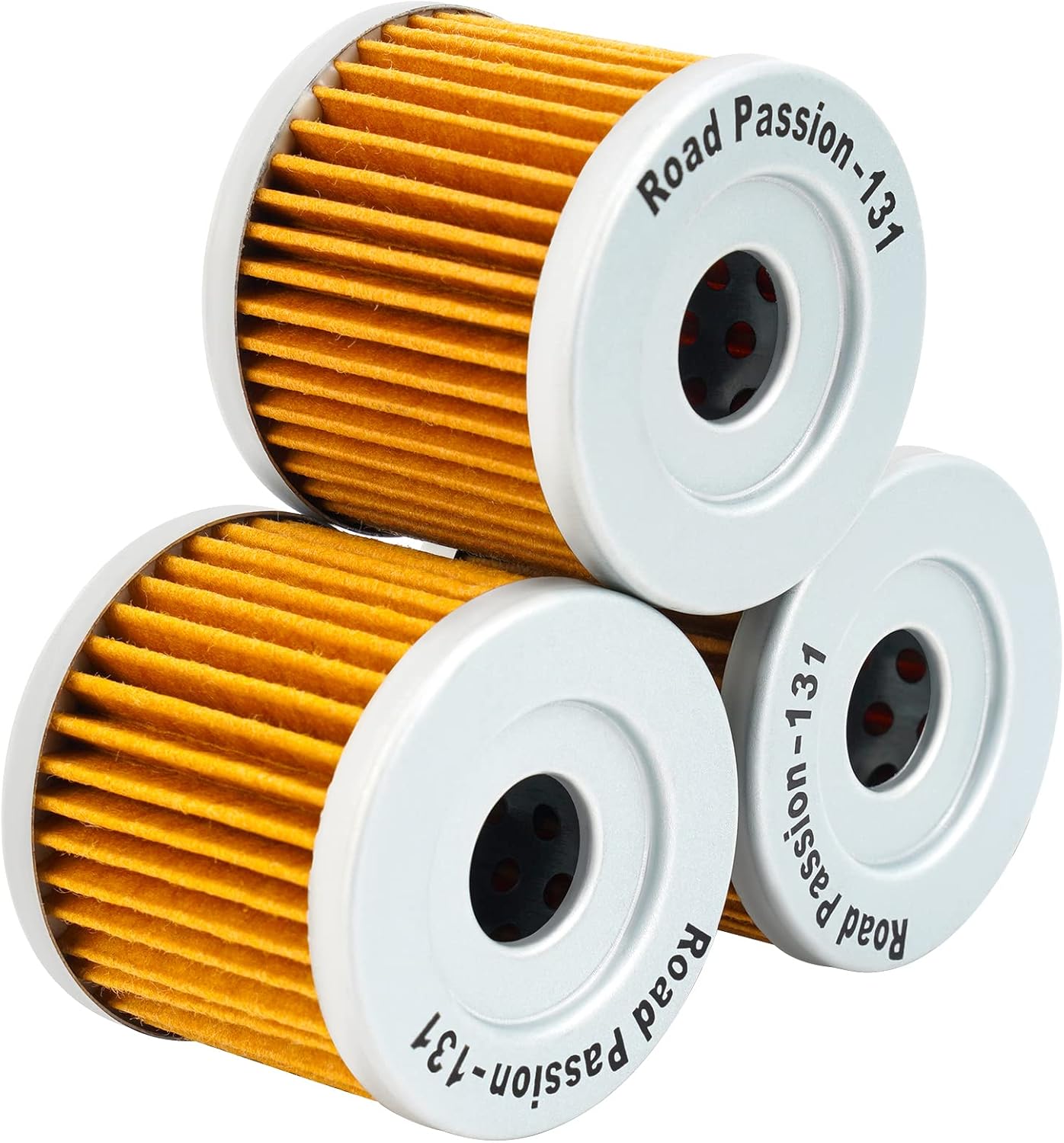 Road Passion 1651005240 Filtro de aceite para SUZUKI LT125 1983-1987 LT185 1984-1987 LTZ90 QUADSPORT 2007-2009 (paquete de 3)