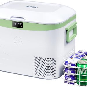 Refrigerador portátil de 12 V para automóvil, 19 cuartos de galón (18 litros) 12 voltios congelador compresor enfriador 12V24V DC 110  240 V CA para Refrigerador portátil de 12 V para automóvil, 19 cuartos de galón (18 litros) 12 voltios congelador compresor enfriador 12V24V DC 110  240 V CA para