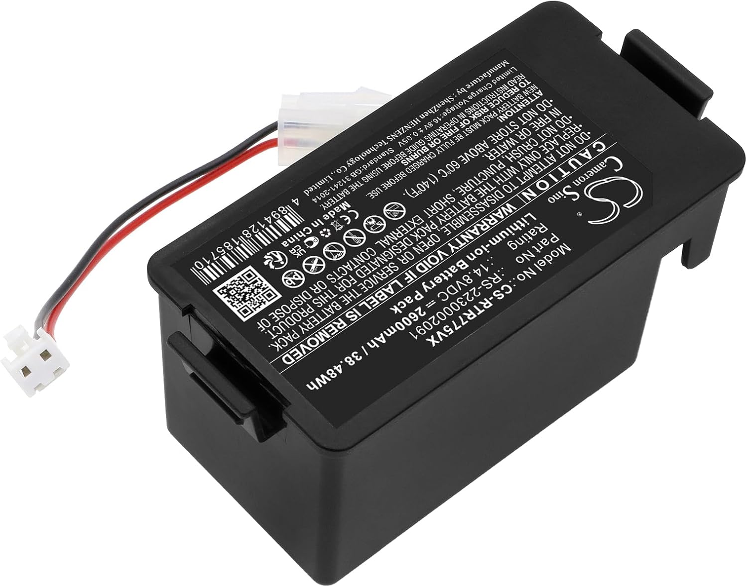 SPANN Battery Replacement for Rowenta RR 7747 WH 4Q0, RR 7755 WH 4Q0, RR7, Part No RS-2230002091 14.8V