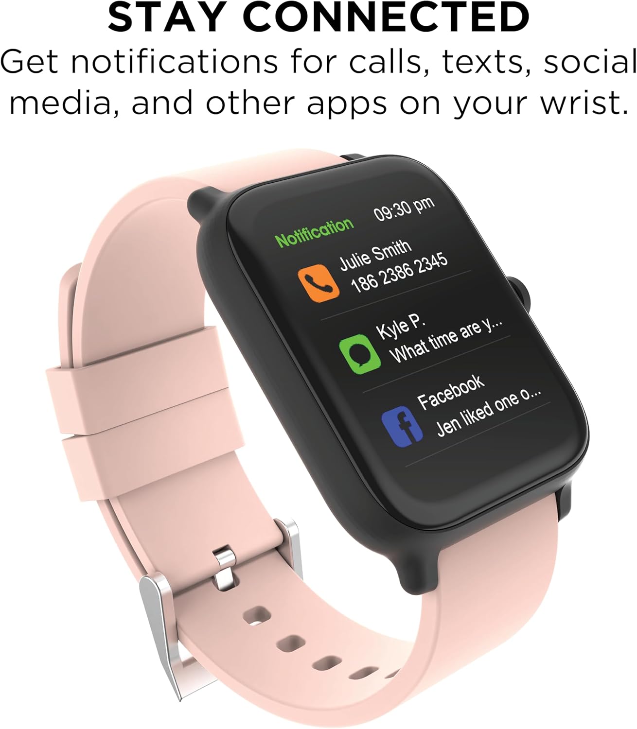 247 EVO Reloj inteligente unisex – Monitor de actividad física, monitor de frecuencia cardíaca, esfera de reloj personalizable, rastreador de
