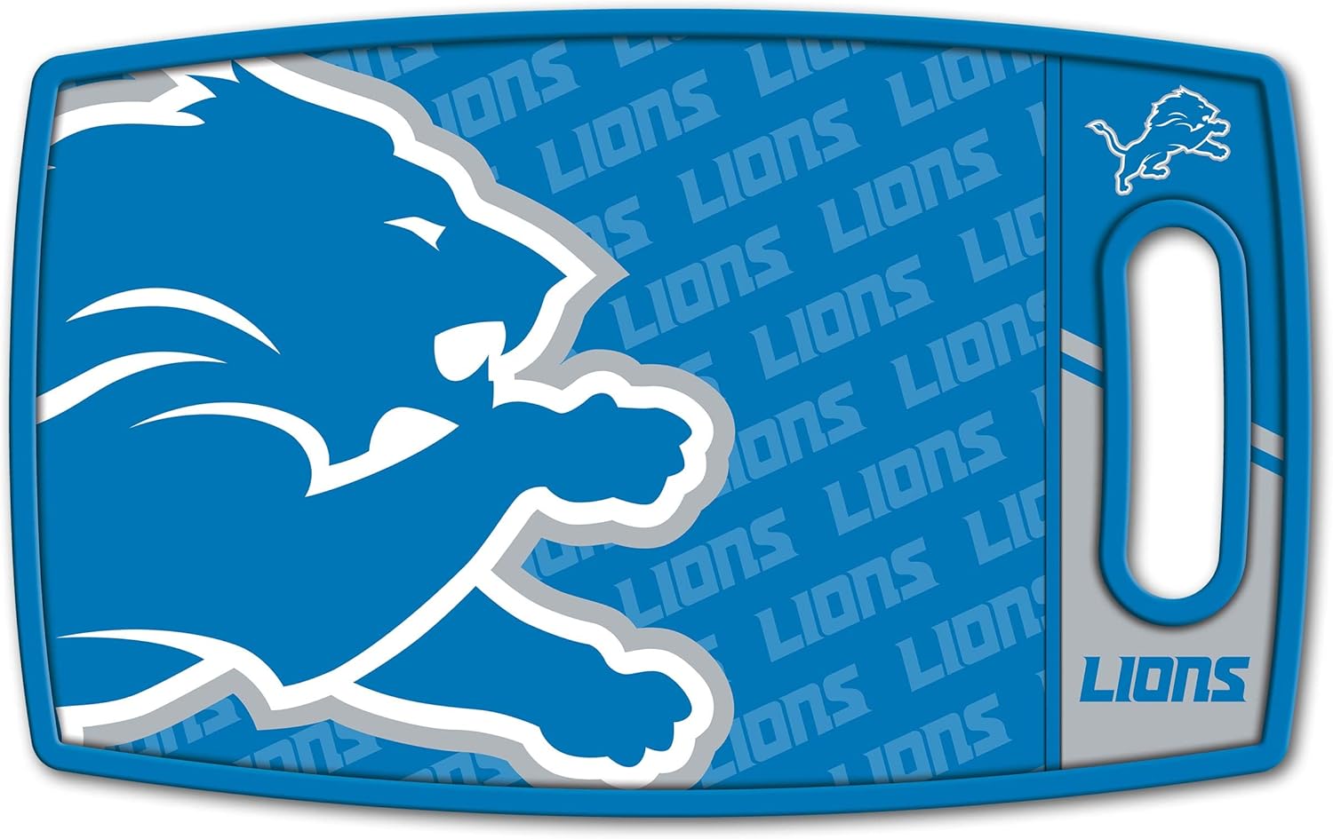 YouTheFan NFL Detroit Lions Logo Series Tabla de cortar
