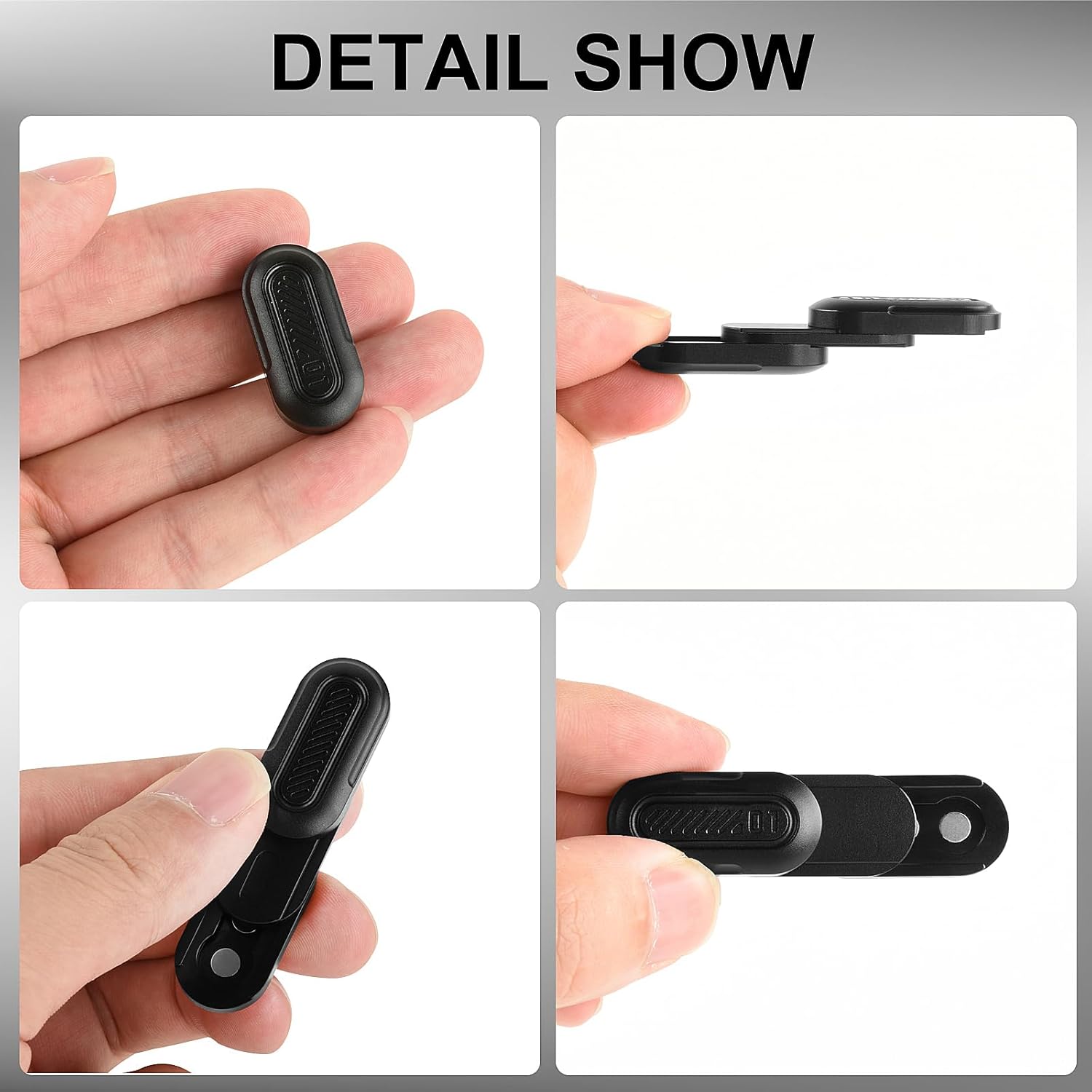 Juguetes para la ansiedad para adultos de metal deslizante, EDC Fidget Toys Magnet Fidget Alivio del estrés TDAH Juguetes de escritorio para la
