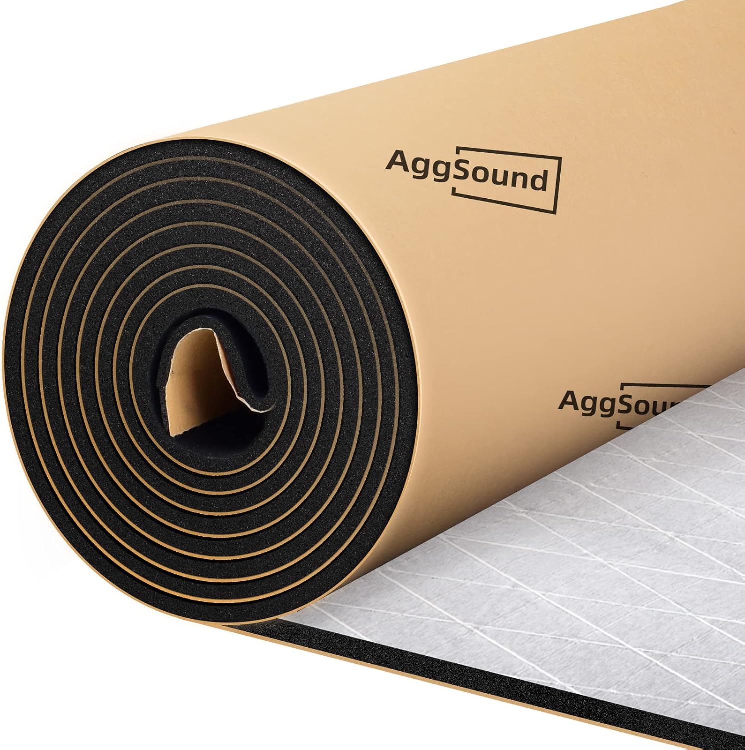 Paquete de rollo de 157 mil 6qft, amortiguador de sonido universal para automóviles, amortiguamiento de sonido automático, material de amortiguación