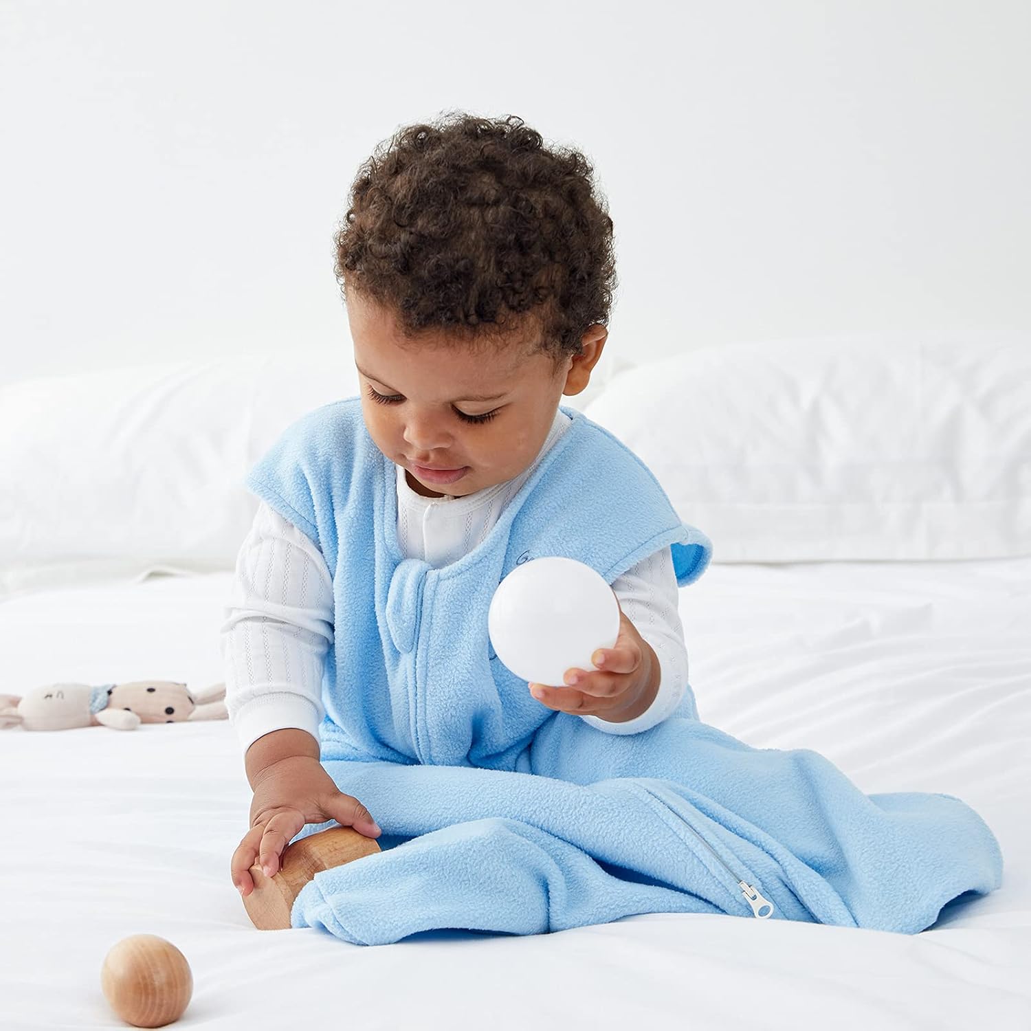 Duomiaomiao Saco de dormir unisex para bebé, saco de dormir para bebé, manta portátil para niños y niñas