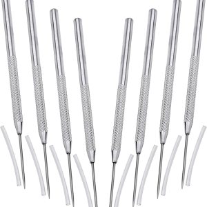 Herramientas de aguja de arcilla, herramientas de detalle de cerámica, herramientas de detalle de aguja, herramientas de modelado de arcilla (8 Herramientas de aguja de arcilla, herramientas de detalle de cerámica, herramientas de detalle de aguja, herramientas de modelado de arcilla (8