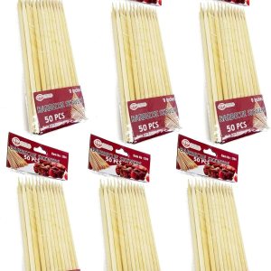 UW UNIWARE THE NAME YOU TRUST Pinchos de bambú natural para barbacoa, pinchos de maíz, 9 pulgadas (9.8 in) (300) UW UNIWARE THE NAME YOU TRUST Pinchos de bambú natural para barbacoa, pinchos de maíz, 9 pulgadas (9.8 in) (300)