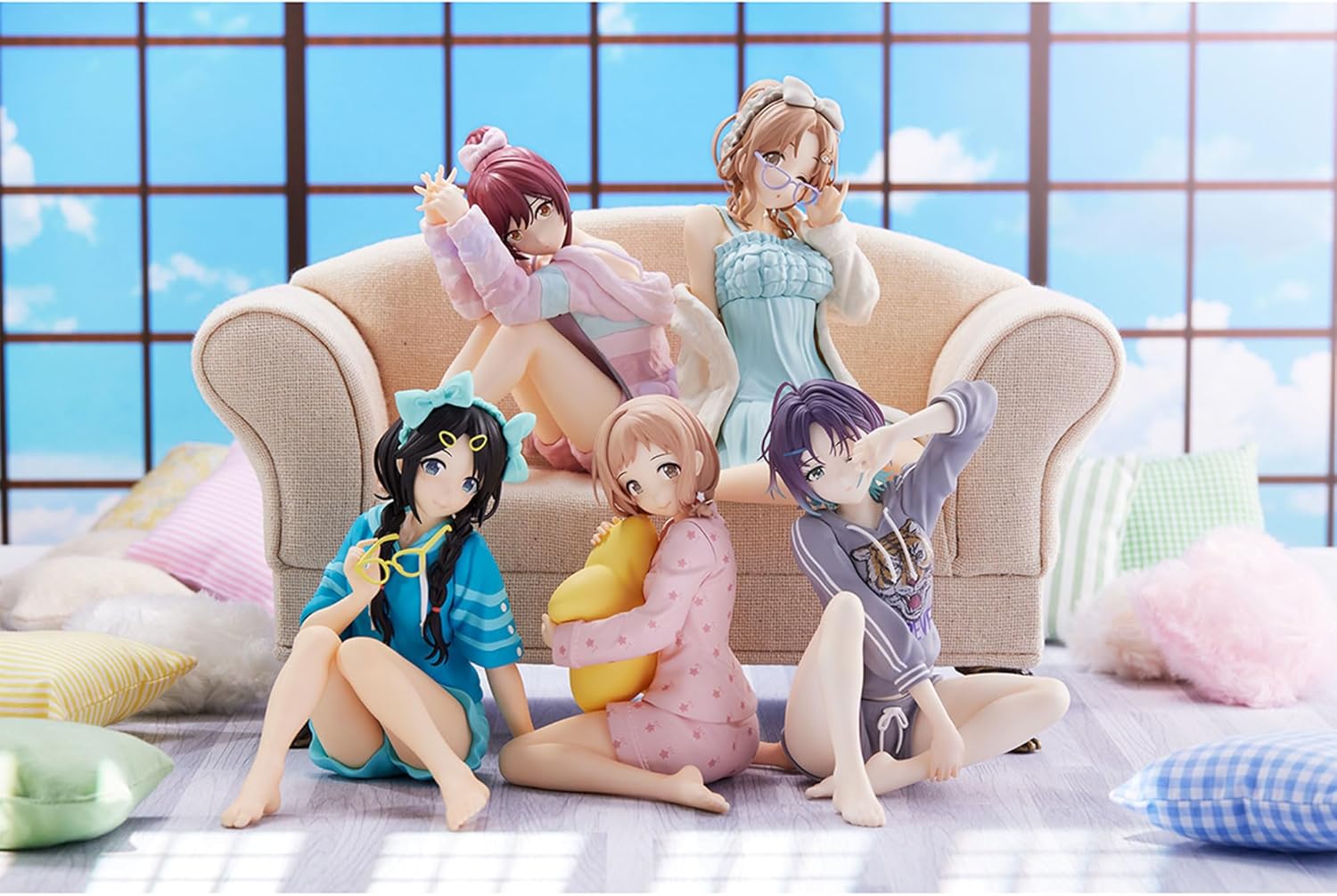 Banpresto – El Idolmaster Colores Brillantes – Tiempo de relax – Estatua de Mitsumine Yuika Mediano