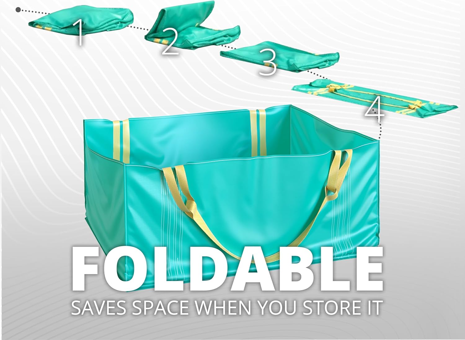 Skywin Bolsa de basura verde  Bolsas de compostaje de 64 pulgadas para eliminación de desechos  Bolsas de basura resistentes ideales para bolsas de