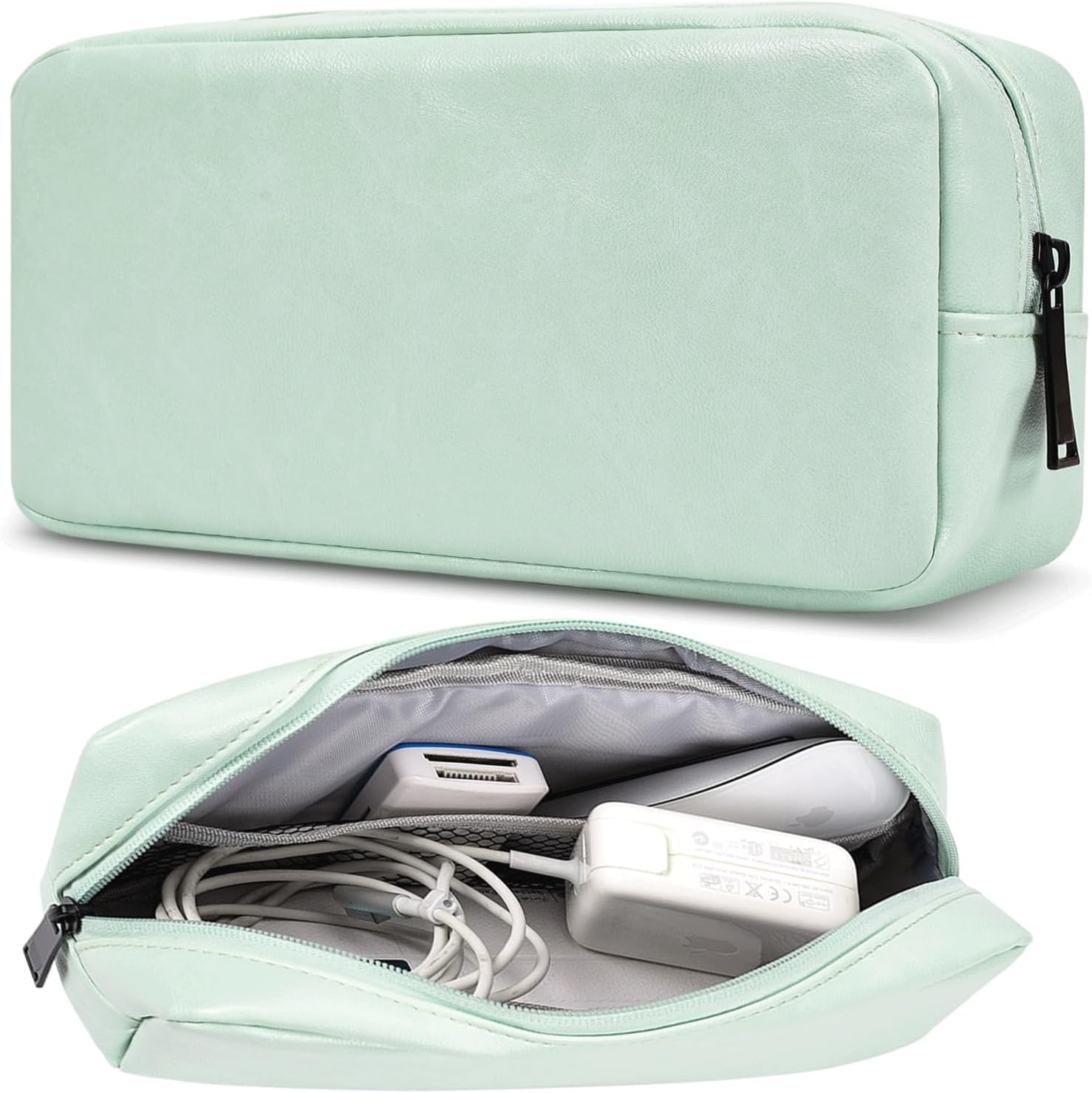 Organizador electrónico para cable de viaje, bolsa organizadora electrónica, bolsa organizadora de accesorios electrónicos para banco de energía,