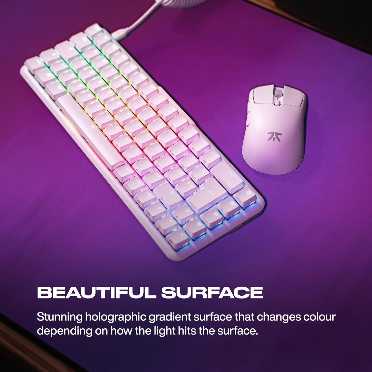 Fnatic Jet XL Pro – Alfombrilla de mouse para videojuegos para deportes electrónicos, superficie impermeable de velocidad, bordes cosidos y base de