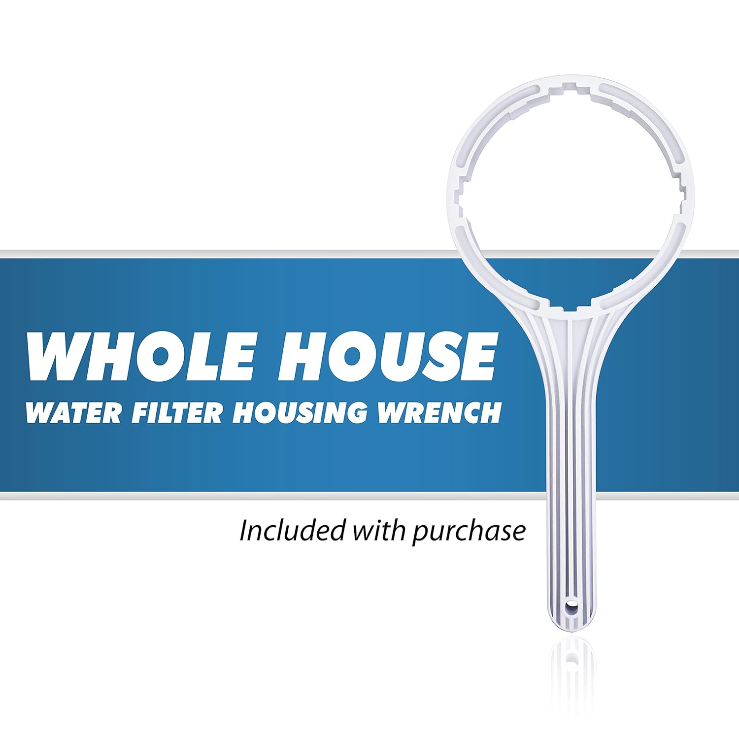APEC Water Systems CB1-SED10-BB – Filtro de agua de sedimentos para toda la casa, sistema de filtración para el hogar, color azul