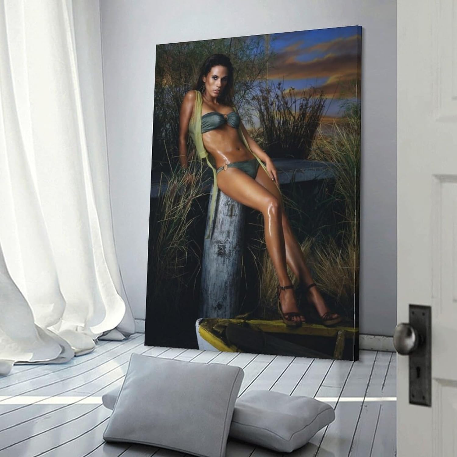 Póster de Bonnie-Jill Laflin, modelo caliente y sexy, pintura artística de pared, lienzo, decoración para el hogar, pósteres decorativos, 24 x 36