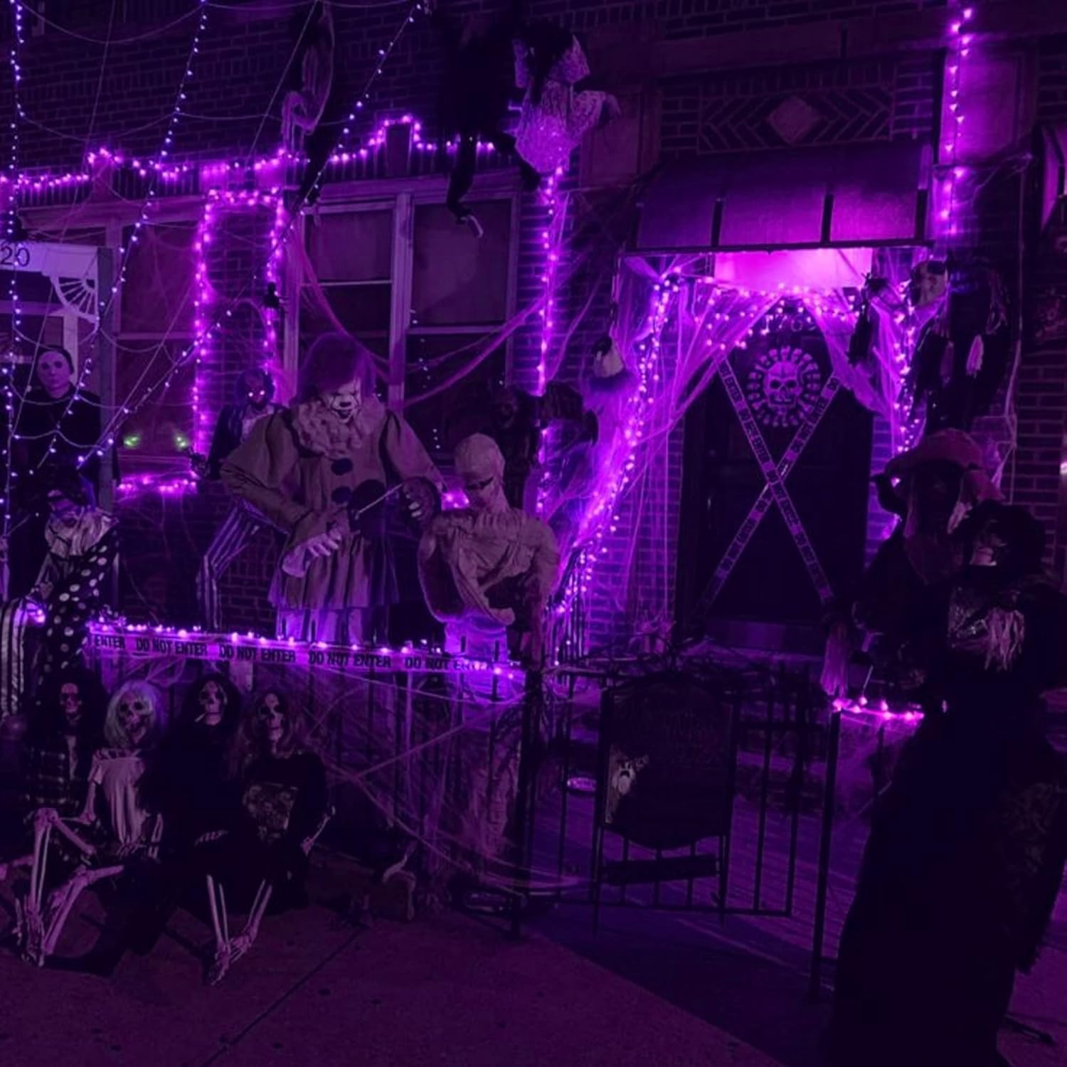 Dazzle Bright – Guirnalda de cobre con 60 luces LED de 20 pies de largo a pilas y a prueba de agua para decoraciones navideñas, de interior,