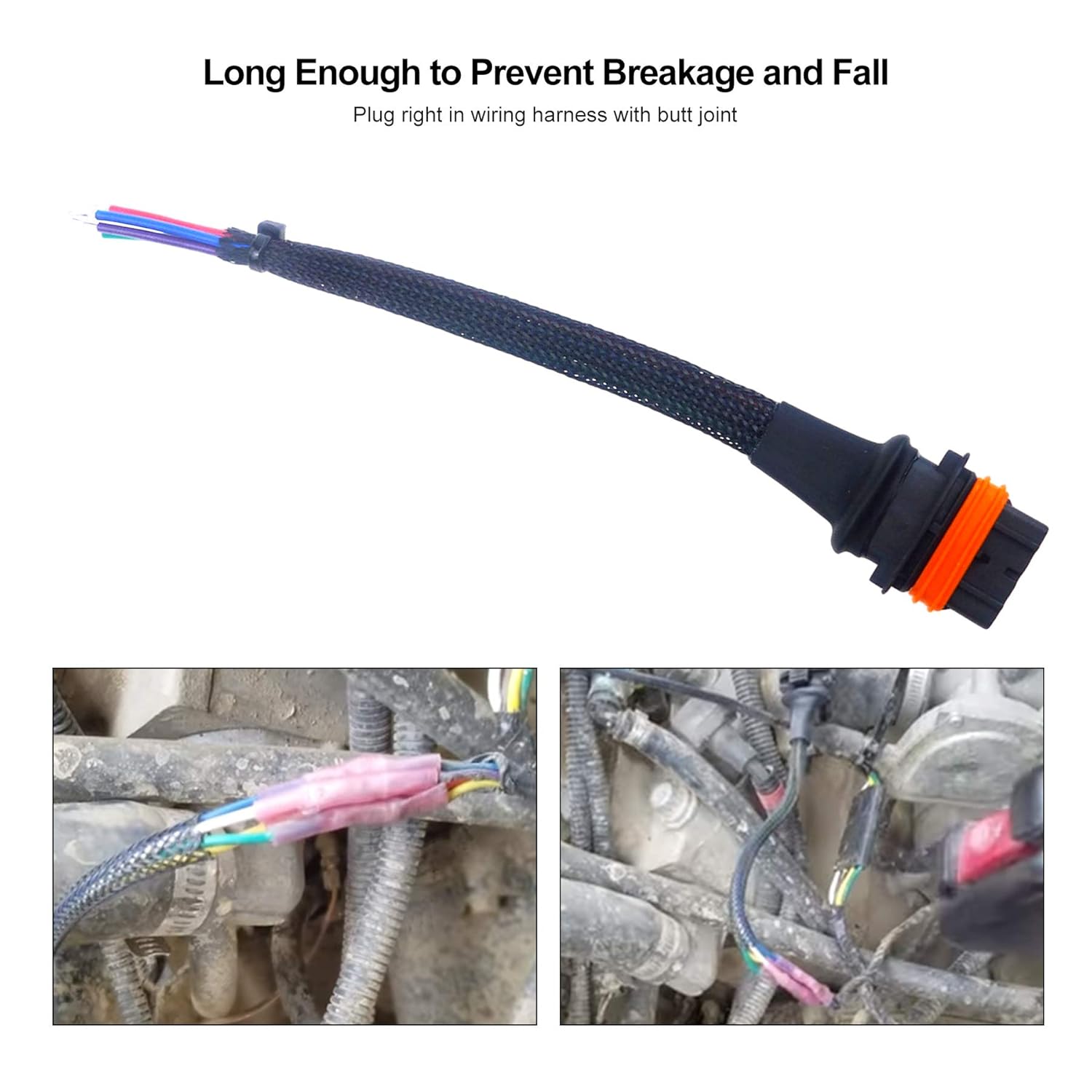 YouVbeen 4 Pin T-Bap Temp Baro Sensor Cables Pigtail Arneses Kit de reparación para Polaris RZR Ranger Sportsman 700 750 800 EFI UTV ATV Reemplazar