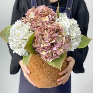 2 puple+2 flores artificiales de hortensias bohemias de tacto real, para Halloween, Navidad, 21 pulgadas, vintage, de seda de otoño, ramo de boda, 2 puple+2 flores artificiales de hortensias bohemias de tacto real, para Halloween, Navidad, 21 pulgadas, vintage, de seda de otoño, ramo de boda,