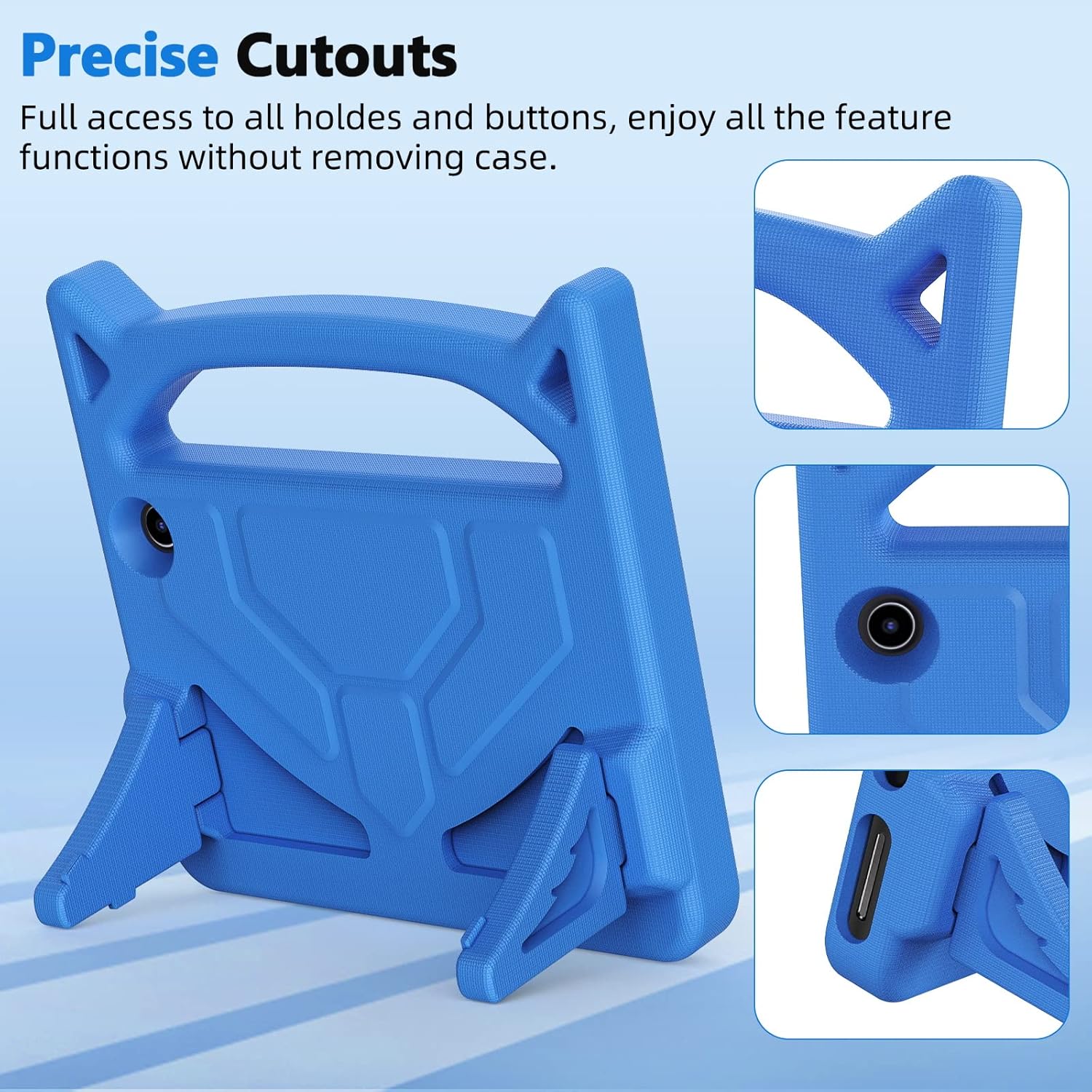 Funda para tablet Fire 7 para niños, funda para Kindle Fire 7, Ubearkk Kids Friendly Funda protectora a prueba de golpes, solo compatible con