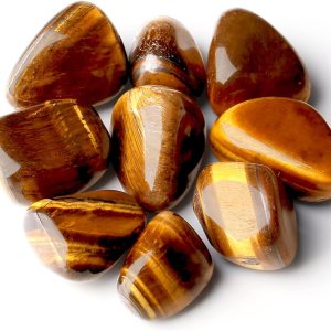 QINJIEJIE Piedras pulidas de ojo de tigre de 0.9 libras, piedras preciosas a granel de 0.6 a 1 pulgada, rocas de piedra irregular, cristal curativo QINJIEJIE Piedras pulidas de ojo de tigre de 0.9 libras, piedras preciosas a granel de 0.6 a 1 pulgada, rocas de piedra irregular, cristal curativo