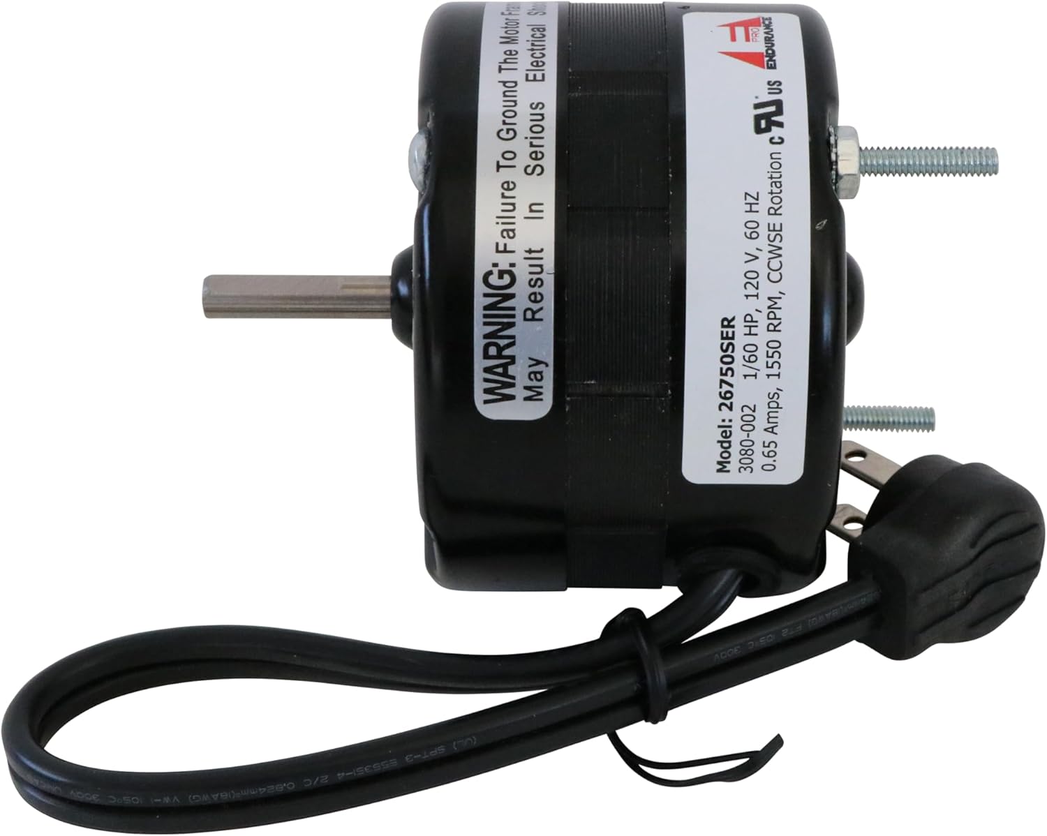 Endurance Pro Reemplazo del motor del ventilador de baño de ventilación 26750SER para Broan NuTone JA26024, AL4125A, JA2C134, JA2C134N