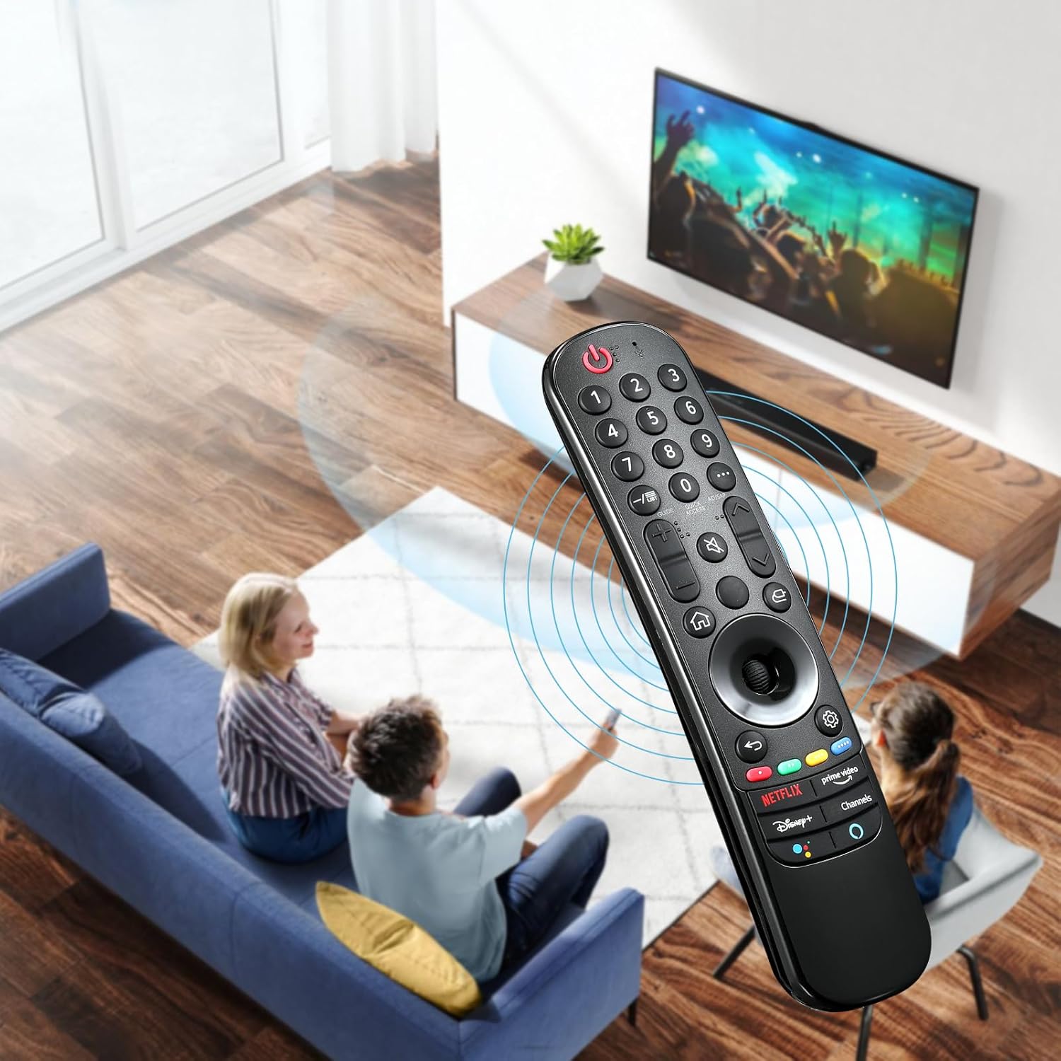 AN-MR21GA – Reemplazo remoto LG-Magic 2021 para LG UHD OLED QNED NanoCell 4K 8K Smart TV sin puntero ni función de voz