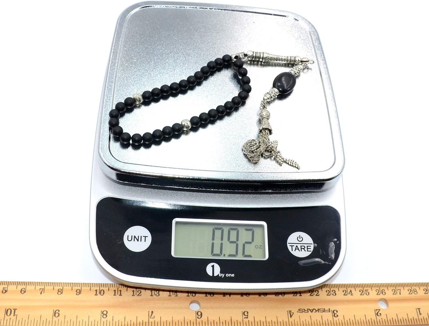 Cuentas pequeñas Serie TESBIH (0.236 in, 33 cuentas pequeñas) Tesbih-Tasbih-Tasbeeh-Misbaha-Masbaha-Subha-Sebha-Sibha-Worry Beads (piedra natural