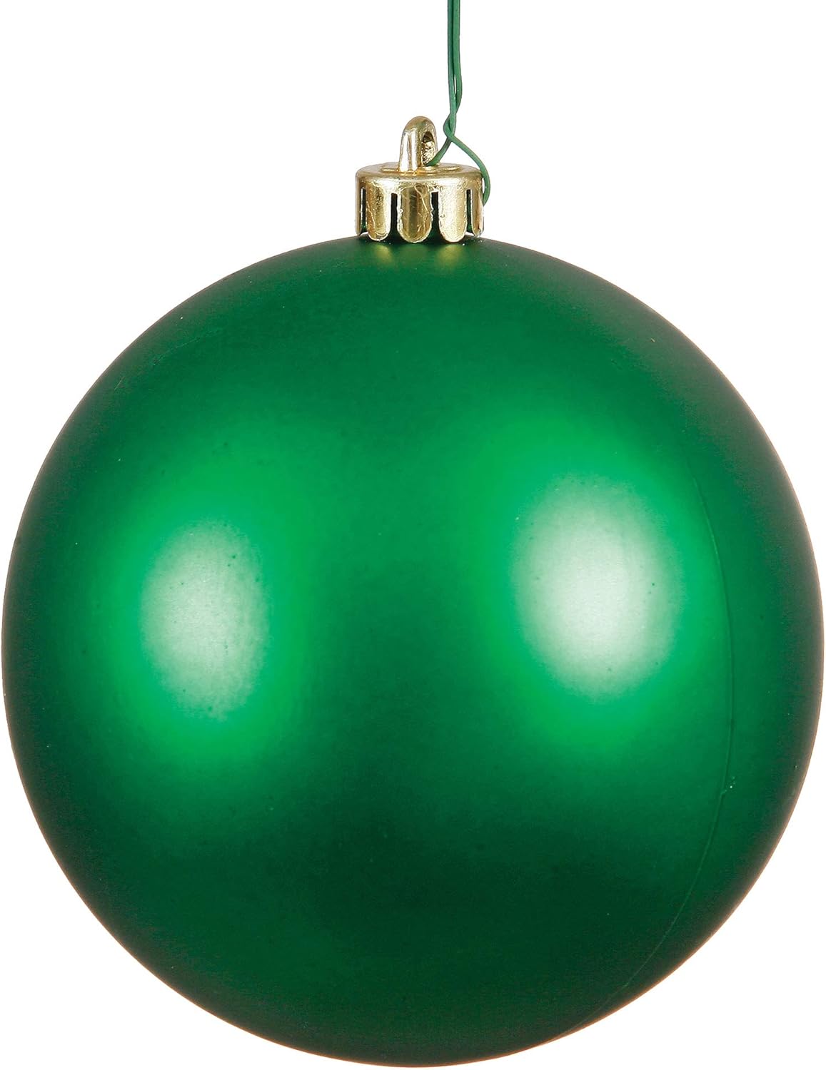 Vickerman – Adorno de esfera de Navidad con acabado de caramelo sin costuras