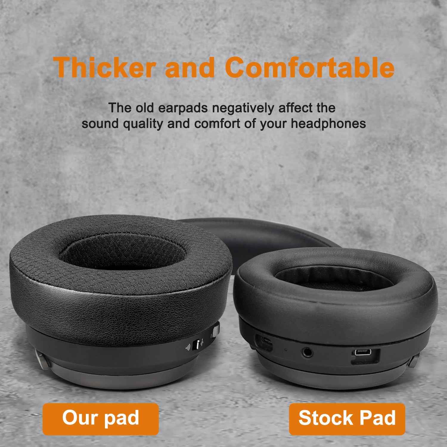 SOULWIT Almohadillas de repuesto para auriculares Corsair Virtuoso RGB Wireless XT SE, almohadillas para auriculares con espuma de aislamiento de