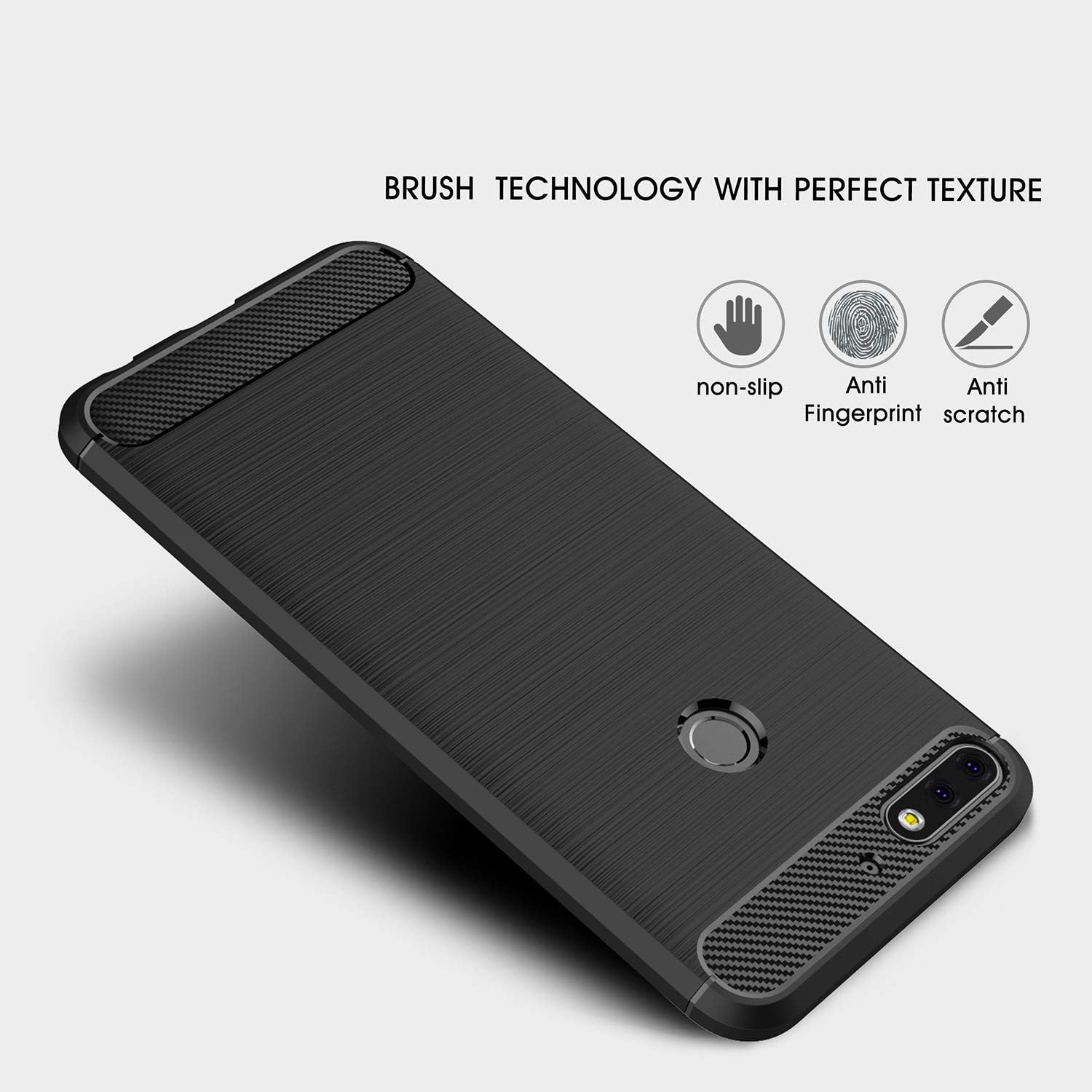 Funda para Huawei Mate SE, con protector de pantalla 3D para Huawei Mate SE (3 en 1), resistente a los arañazos, anticaídas, funda protectora de