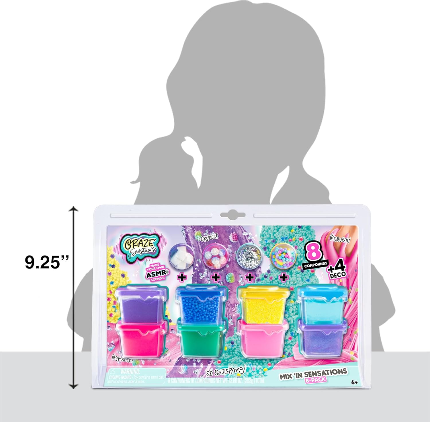 Canal Toys Craze’ Mix ‘in Sensations Multicolor paquete de 8 haz tus propios sonidos ASMR efectos y sensaciones impresionantes incluye 8 sensaciones