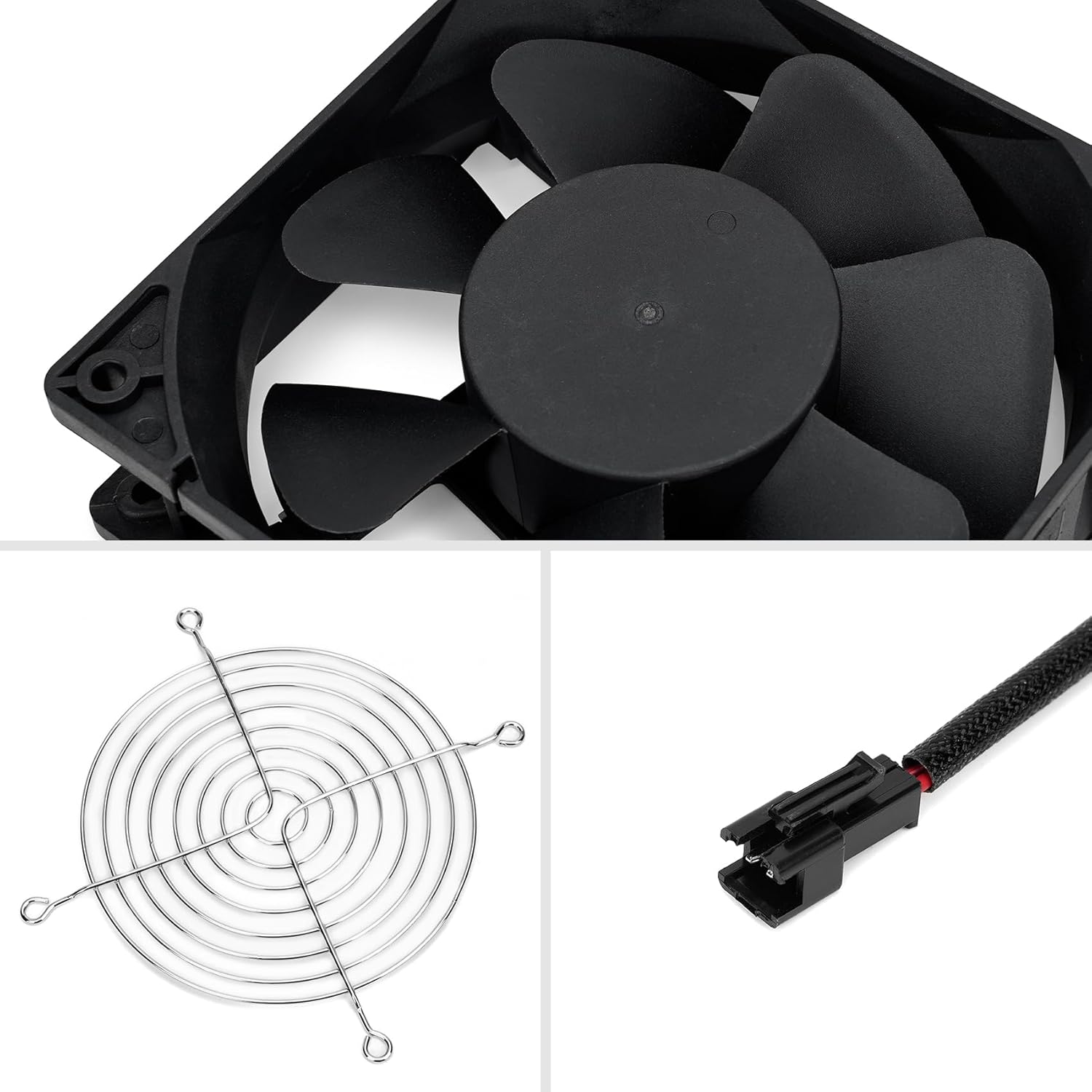 Stanbroil Kit de ventilador compatible con Masterbuilt Gravity Series 5608001050 Digital Charcoal Grill & Smoker, pieza de repuesto para 9904190040