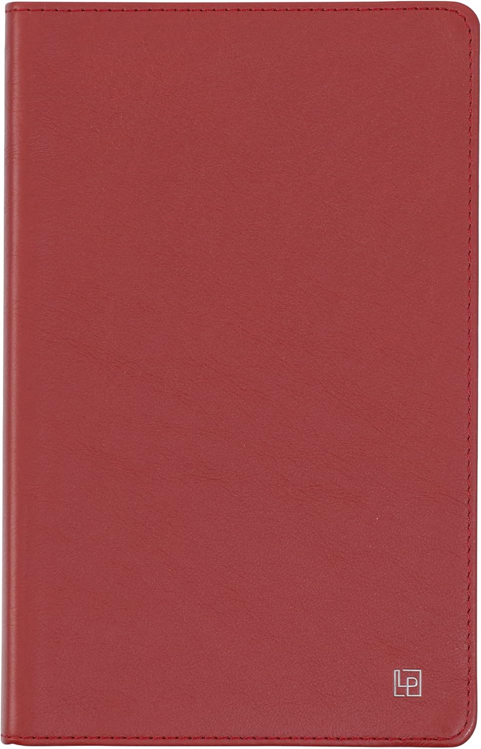 Cuaderno clásico de cuero, tapa blanda, rojo Britannica, grande (5.4 x 8.5 pulgadas), 234 páginas a rayas, colección Heritage, tabla de contenido