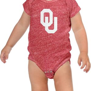 Little King NCAA Knobby – Mameluco de manga corta con logotipo grande, tallas para bebés, 0-3M, 6M, 12M, 18M Little King NCAA Knobby – Mameluco de manga corta con logotipo grande, tallas para bebés, 0-3M, 6M, 12M, 18M