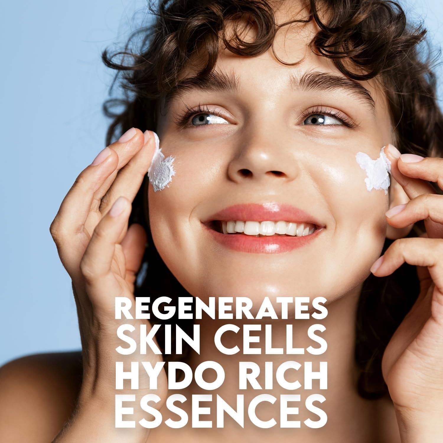 Crema de noche restauradora para la cara  Crema hidratante antienvejecimiento  Crema facial renovadora para la piel con esencia hidrorica  1.7 onzas