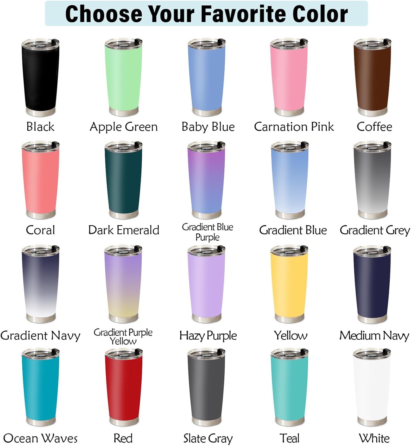 Vaso de café personalizado con texto de imagen, vaso de café aislado de acero inoxidable personalizado de 20 onzas, regalos personalizados para el