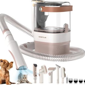 Aspiradora de aseo para mascotas, 15Kpa 3.5L Aspiradora de aseo de perros para quitar succión 99% pelo de mascotas, kit de aseo de perros con 6 Aspiradora de aseo para mascotas, 15Kpa 3.5L Aspiradora de aseo de perros para quitar succión 99% pelo de mascotas, kit de aseo de perros con 6