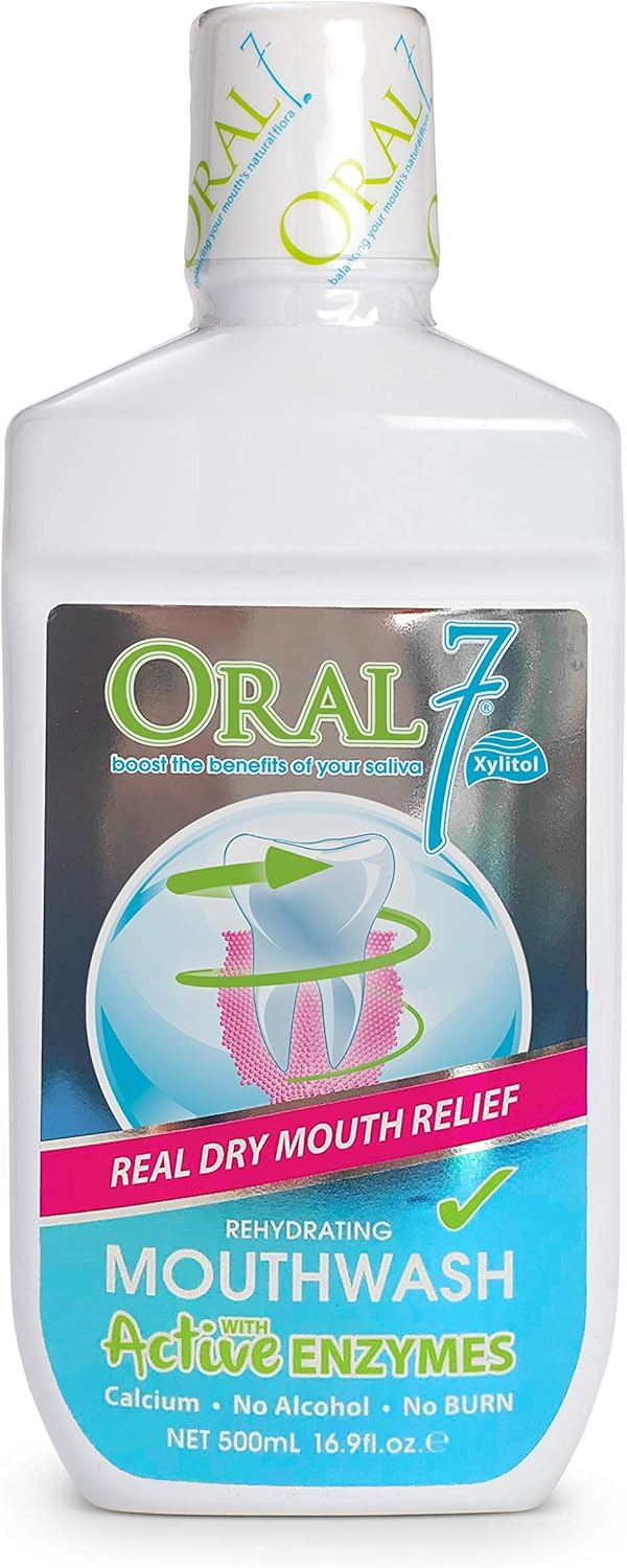Enjuague bucal bucal sin alcohol con xilitol, enjuague bucal hidratante y ambientador de aliento, promueve la salud de las encías y el aliento