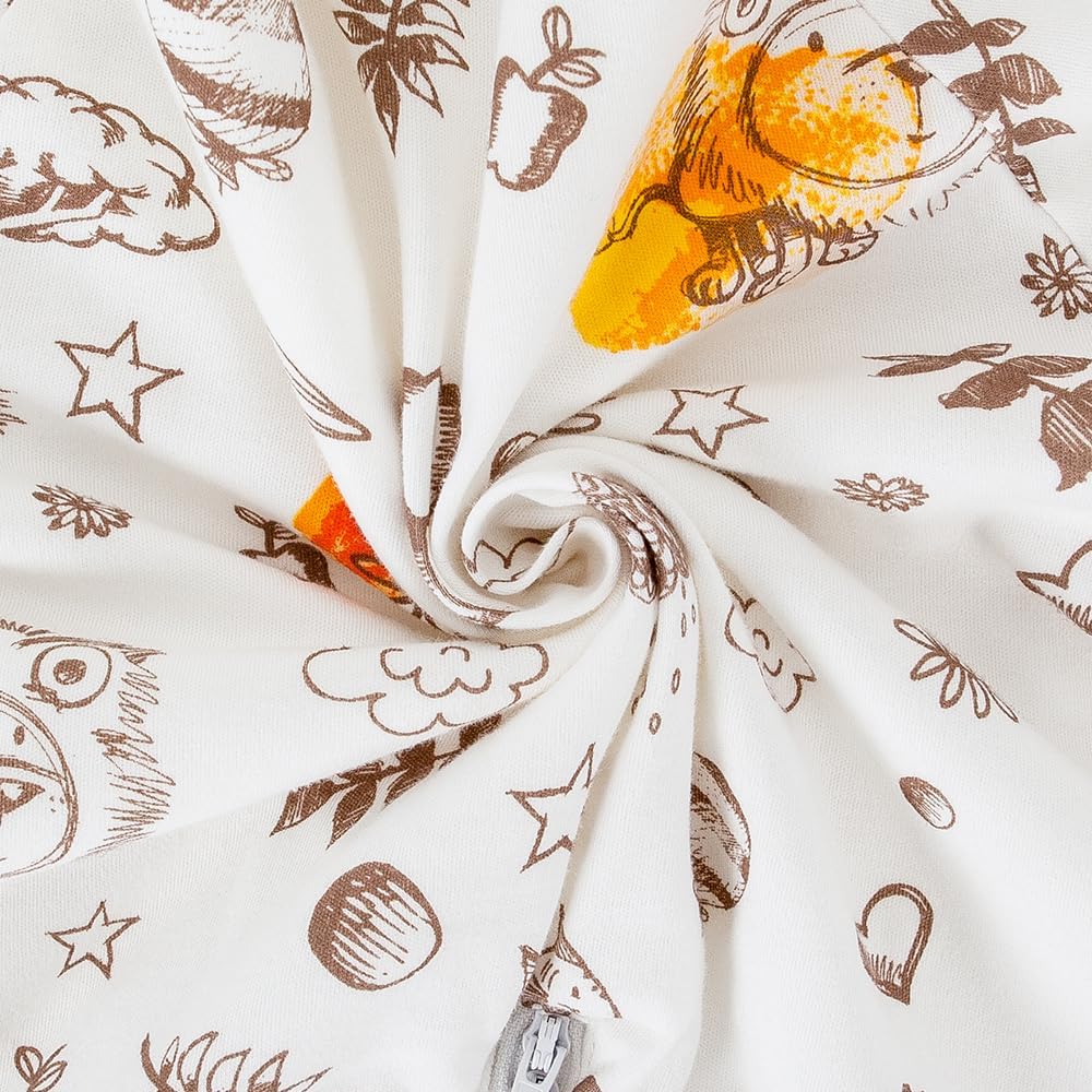Saco de dormir para bebé con pies 1.5tog Otog Otoño Invierno Manta Ponible Camisones, León