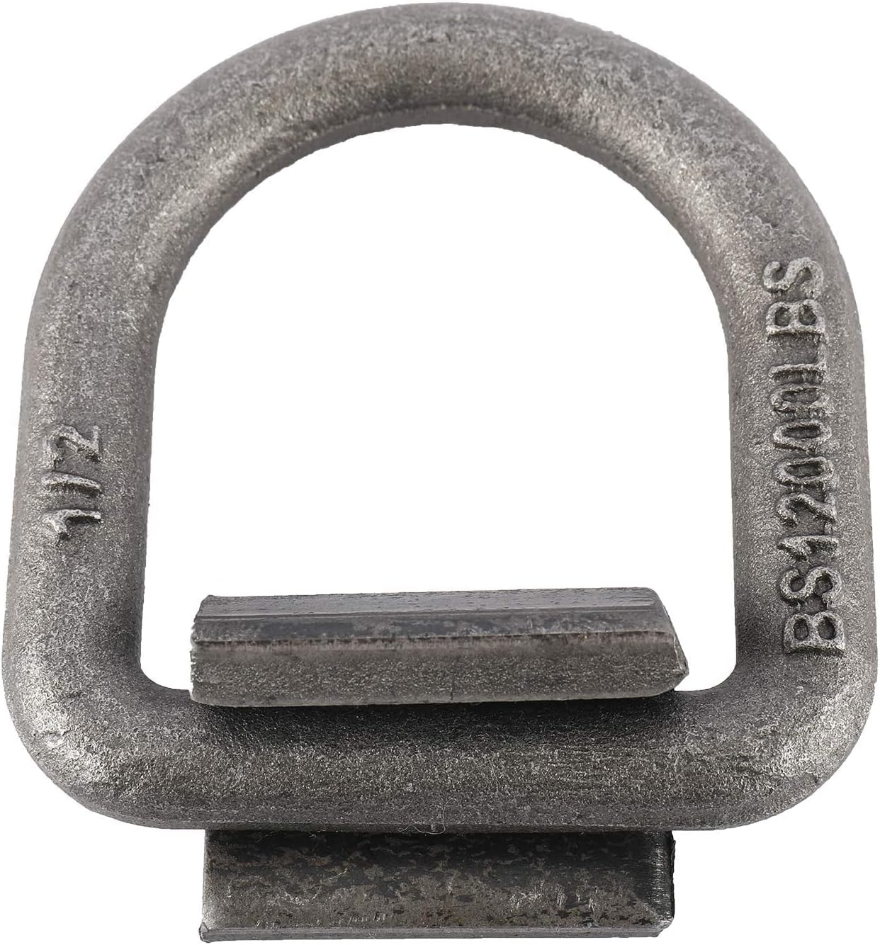 Yaegoo Anillo en D forjado soldado resistente de 12 pulgada, anclajes de amarre de anillo en D de acero para camiones remolques, límite de carga de