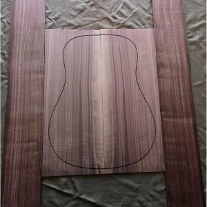 Cuerpo de guitarra sin terminar, 1 juego de guitarra trasera y lateral, kit de guitarra de 41 pulgadas, material de fabricación de guitarra (color Cuerpo de guitarra sin terminar, 1 juego de guitarra trasera y lateral, kit de guitarra de 41 pulgadas, material de fabricación de guitarra (color